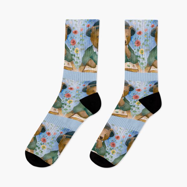 Item preview, Watercolor brown grizzly bear,Bear lover, Mama Bear, Bear Christmas, Bear animal lover gift, Wildlife animal lover, Funny cute bear nursery art designed and sold by Artsareus.