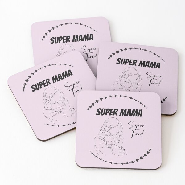 Item preview, Super Mama, Super Tired designed and sold by Enchanted-Dawn.