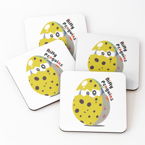 Item preview, Cute Penguins in Colorful Eggshells - Collection N. 11 designed and sold by NiftyPenguins.
