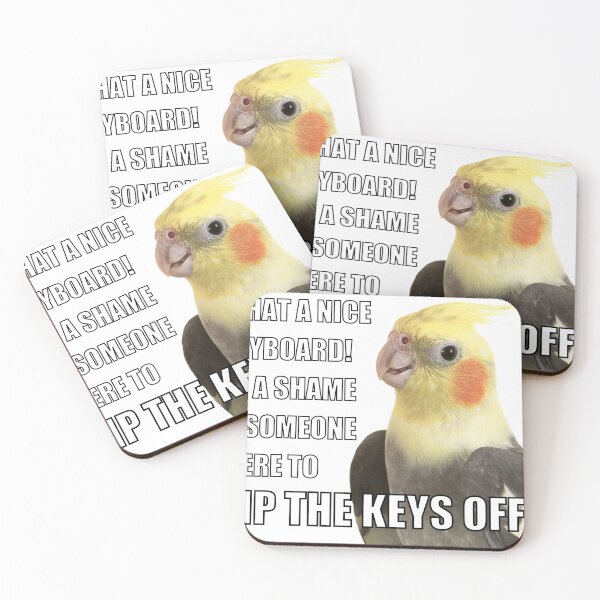 Item preview, What a nice keyboard parrot meme designed and sold by dontdoellisd.