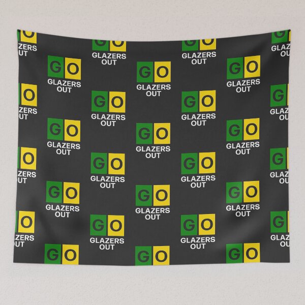 Item preview, GO Glazers Out (Green Gold White) designed and sold by supermanc.