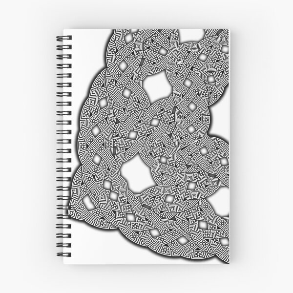 Item preview, Greek Geometry: Twisted Knot-B-BW designed and sold by DigitalHeadache.