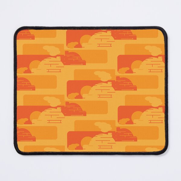 Item preview, Patterned Orange Igloo (Monochrome Scene Series) designed and sold by pjko.