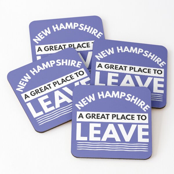 Item preview, New Hampshire A Great Place To Leave! Funny New Hampshirite Gift designed and sold by CuddleStore.
