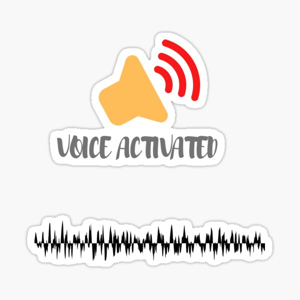 Vista previa del artículo con la obra «Activación activada por voz», diseñado y vendido por YouBeeVintage.