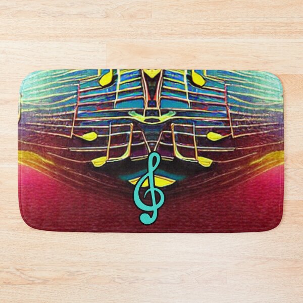 Item preview, Abstract treble clef musical notes designed and sold by Artbellachi.