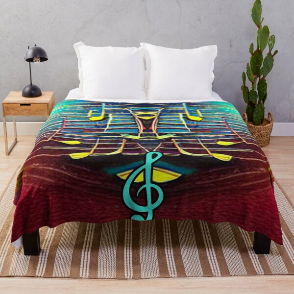 Item preview, Abstract treble clef musical notes designed and sold by Artbellachi.