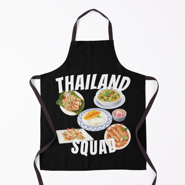 Item preview, Thai food squad Thailand famous dish mango with sticky rice Tom-Yum Pad-Thai for restaurant crew designed and sold by VINASU.
