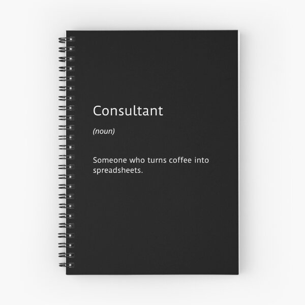 Item preview, Consultant and coffee funny definition Excel small designed and sold by ArtsySue.
