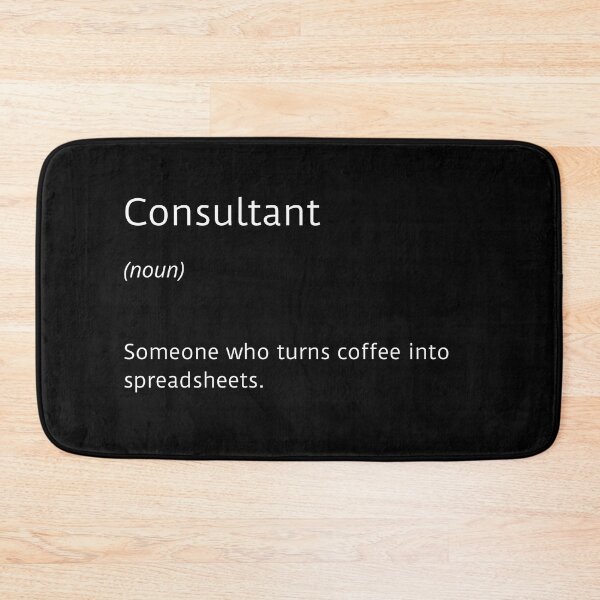 Item preview, Consultant and coffee funny definition Excel small designed and sold by ArtsySue.