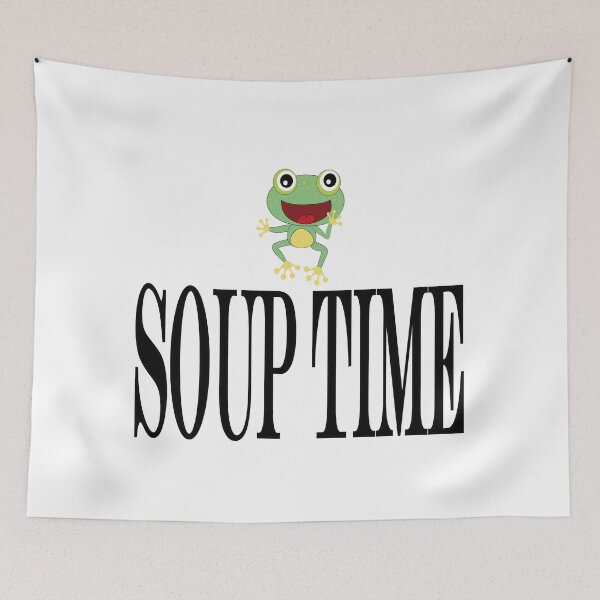Item preview, soup time frog soup designed and sold by biiill.