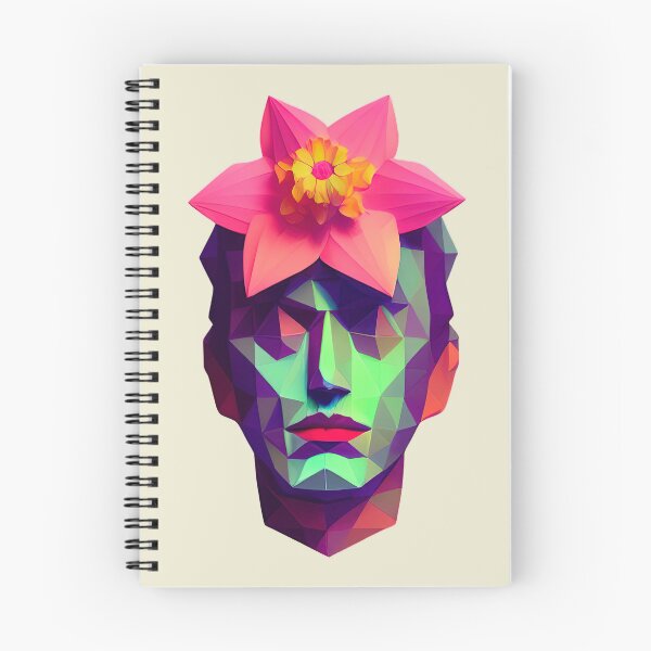 Item preview, Flowerhead Green Face designed and sold by PolygonXYZ.