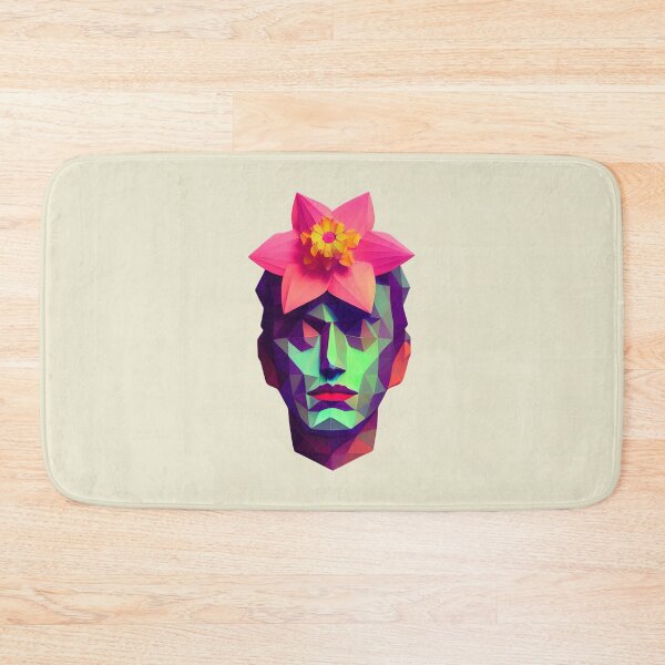 Item preview, Flowerhead Green Face designed and sold by PolygonXYZ.