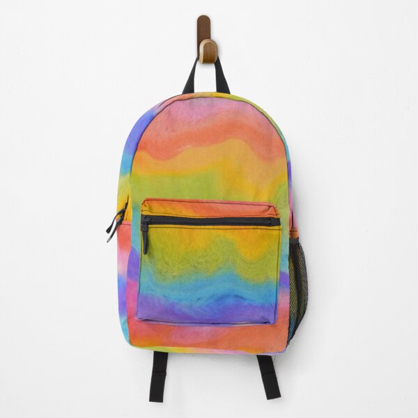 Item preview, rainbow abstract art or rainbow melt / rainbow paint splurge designed and sold by MagentaRose.
