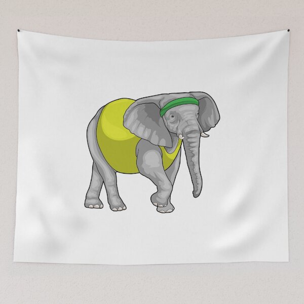 Item preview, Elephant Running Fitness designed and sold by Snabdesign84.