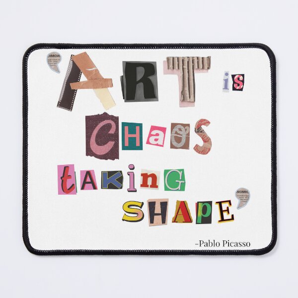 Item preview, Art is chaos quote designed and sold by silviaromo.