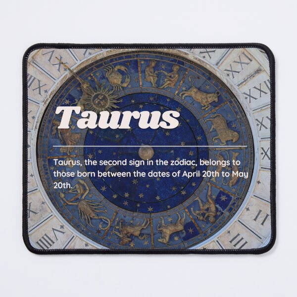 Item preview, Taurus Zodiac Roman Numeral Print designed and sold by Femme Pastel Collective.