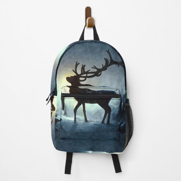 Item preview, Reindeer in winter- Fantasy Christmas snow scene designed and sold by tinytiger77.