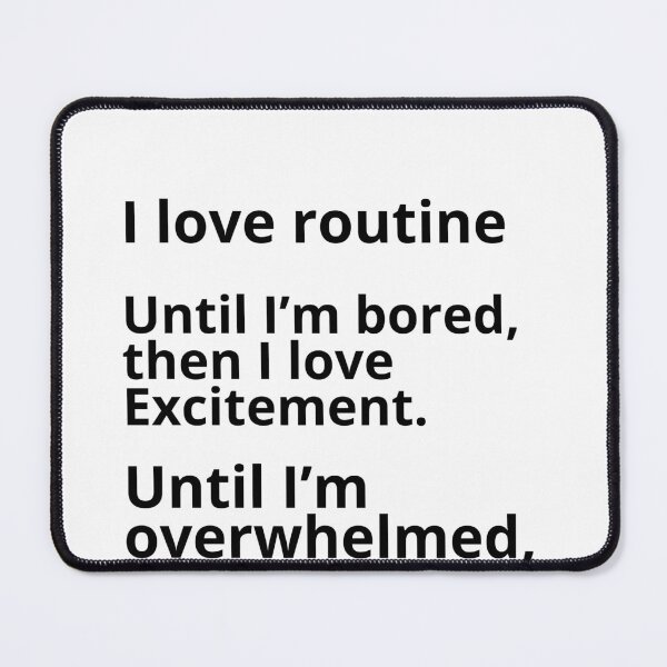 Item preview, ADHD Joke designed and sold by BuraxisQuotes.