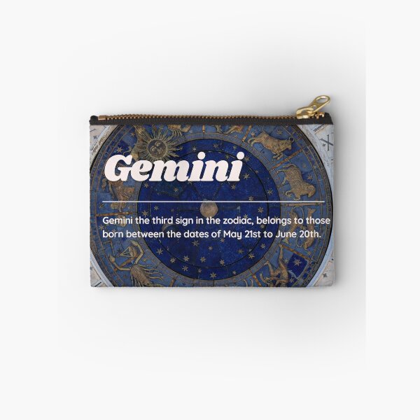 Item preview, Gemini Zodiac Roman Numeral Print  designed and sold by Femme Pastel Collective.