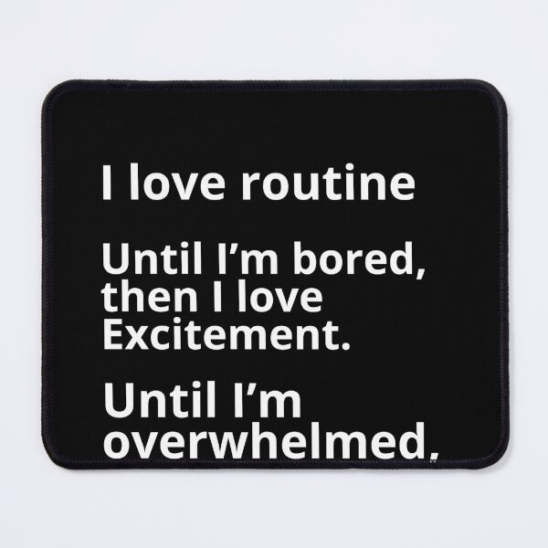 Item preview, ADHD Quote designed and sold by BuraxisQuotes.