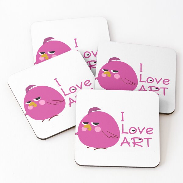 Item preview, I LOVE ART BUT BIRDY IS NOT HAPPY designed and sold by thinkittithink.