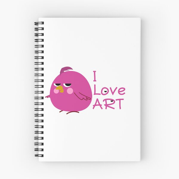 Item preview, I LOVE ART BUT BIRDY IS NOT HAPPY designed and sold by thinkittithink.