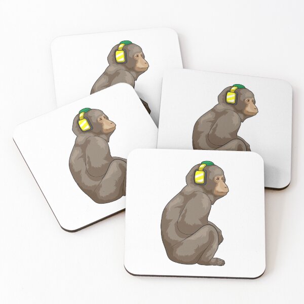 Item preview, Monkey Headphone Music designed and sold by Snabdesign84.