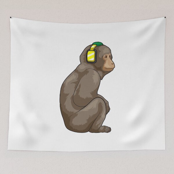 Item preview, Monkey Headphone Music designed and sold by Snabdesign84.