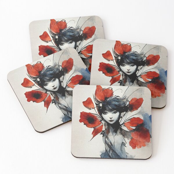 Item preview, Beautiful Flower Faerie in Watercolor designed and sold by TheDigitalAnvil.