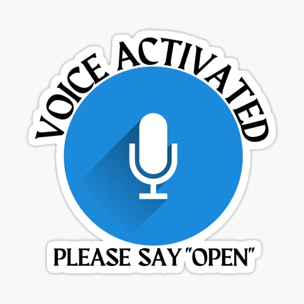 Vista previa del artículo con la obra «Activación activada por voz», diseñado y vendido por YouBeeVintage.