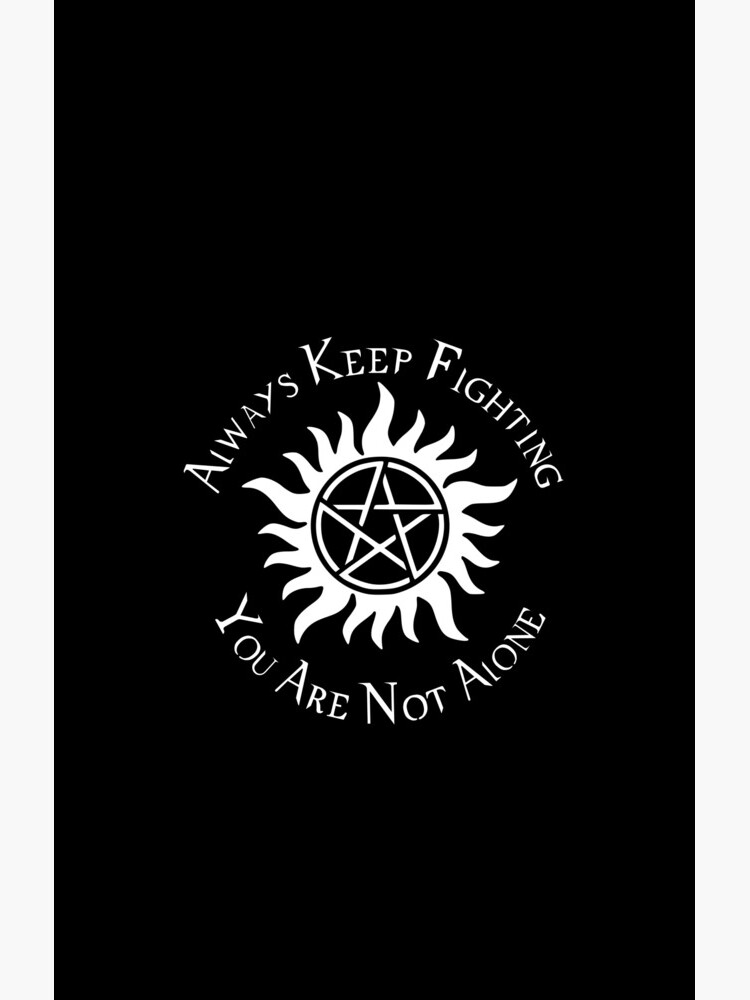 supernatural you are not alone t shirt