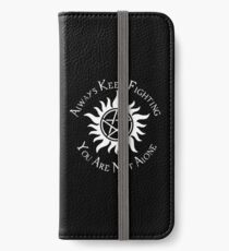 Supernatural nicht allein v2.0 iPhone Flip-Case/Hülle/Skin