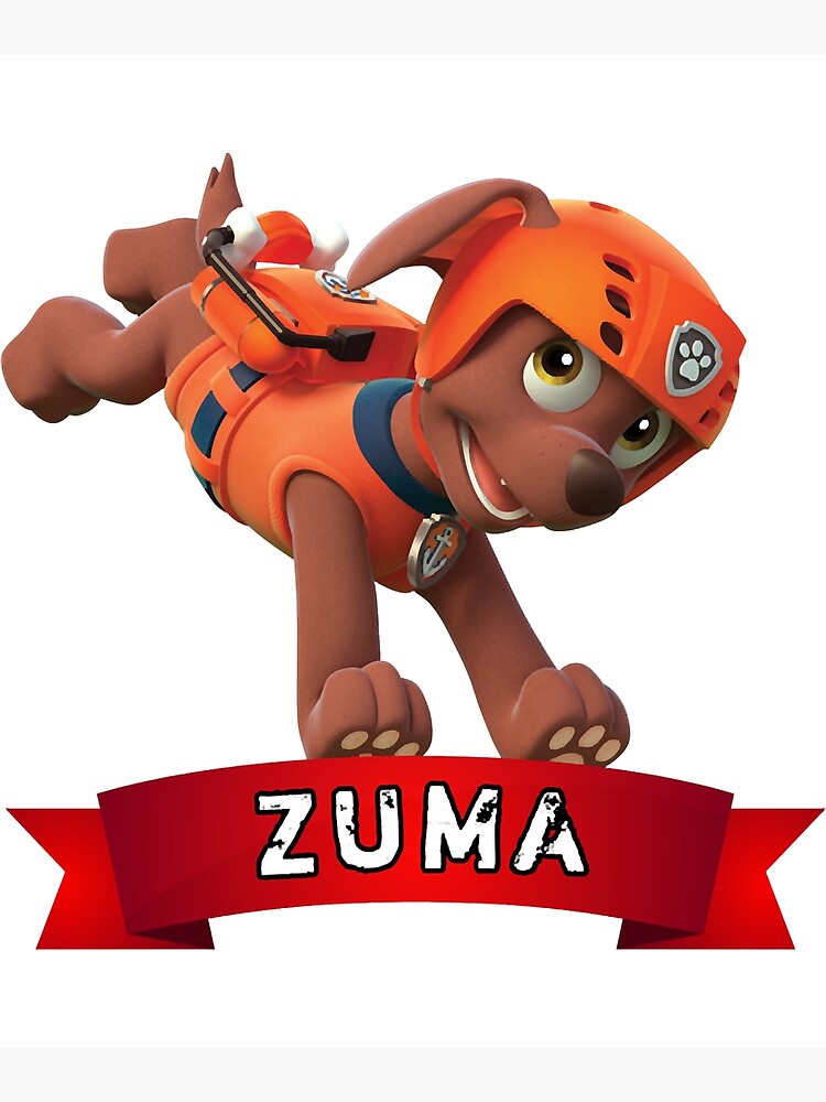 Sticker La Pat' Patrouille - Zuma