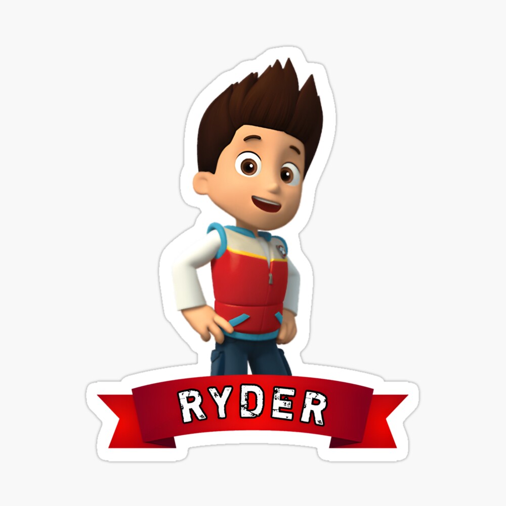 Autocollants logo Paw Patrol Paw Patrol Ryder essentiel