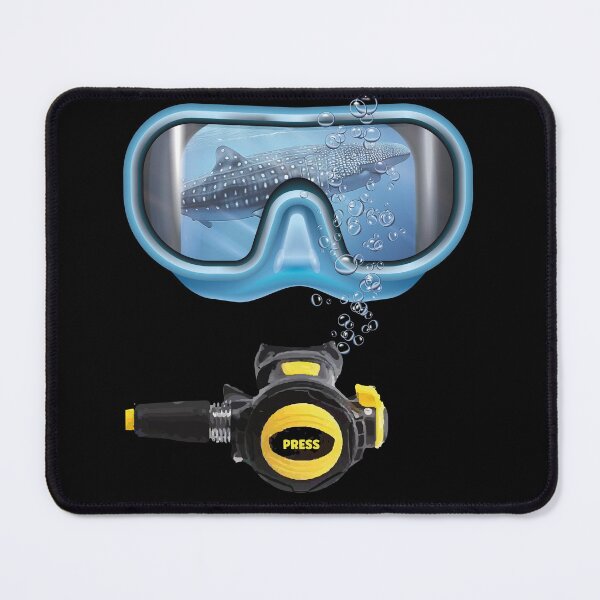 Item preview, Whale Shark - Diving - Mask and Regulator - Design for Divers designed and sold by divesimplydive.
