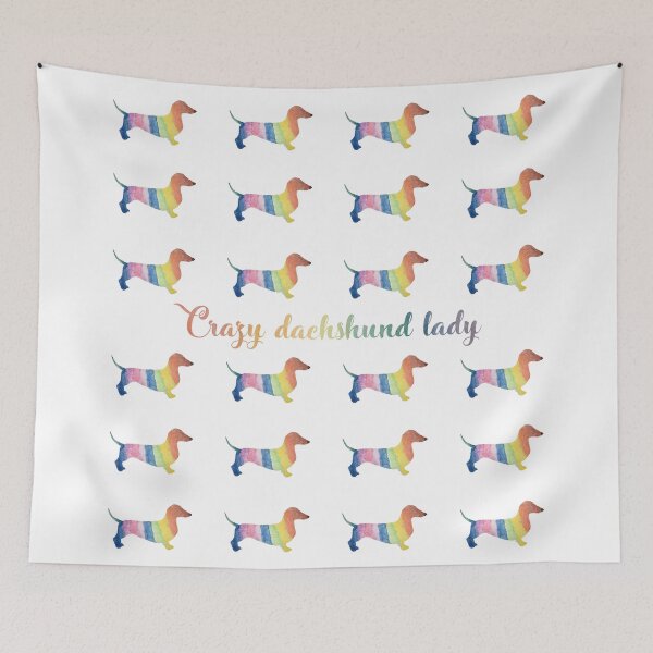 Item preview, Crazy dachshund lady designed and sold by dachsdesign.
