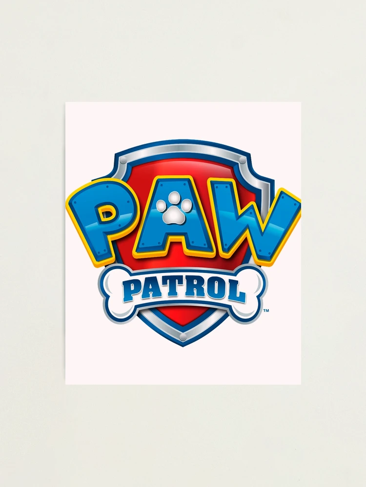 logo-paw-patrol-essentiel-photographic-print-for-sale-by-albertandellini-redbubble