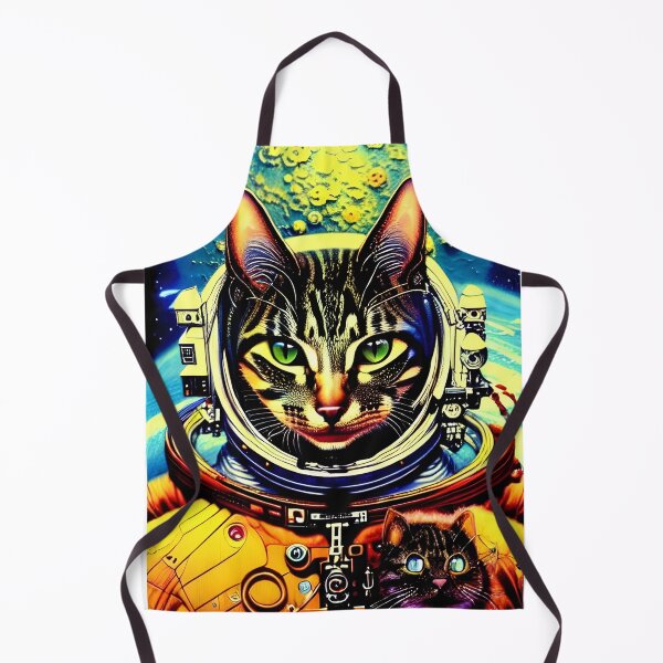 Item preview, Green Eyes Astronaut Futuristic Cat | designed and sold by Darlingly.