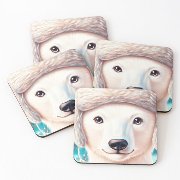 Item preview, Cutedom - Polar Bear In Hat designed and sold by RaynbowCute.