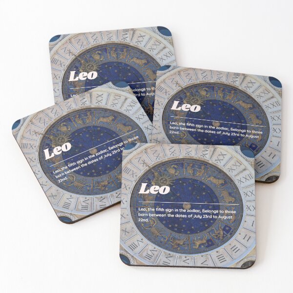 Item preview, Leo Zodiac Roman Numeral Print  designed and sold by Femme Pastel Collective.