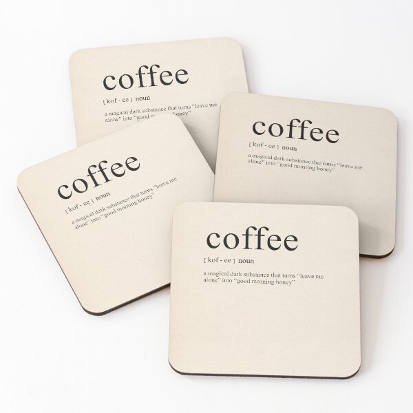 Item preview, Coffee - Dictionary Definition / Quote / Typography Print onto Book Page  designed and sold by R Bex.