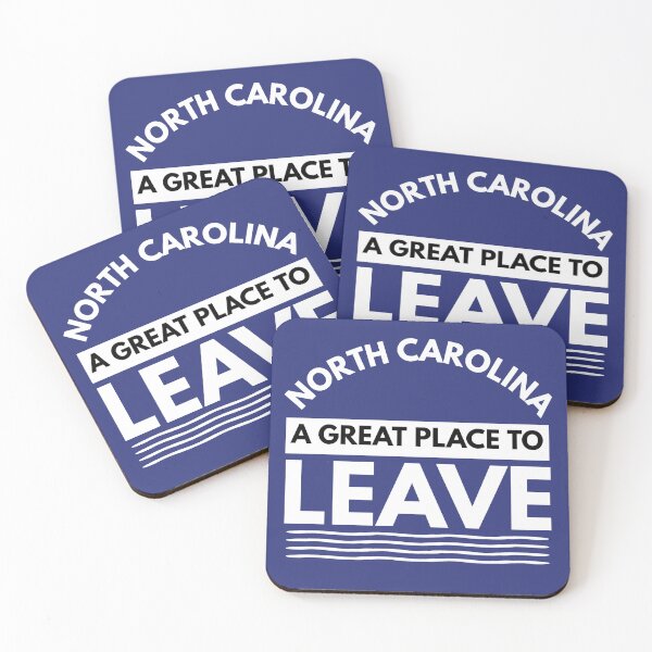 Item preview, North Carolina A Great Place To Leave! Funny Travel North Carolinian Gift designed and sold by CuddleStore.