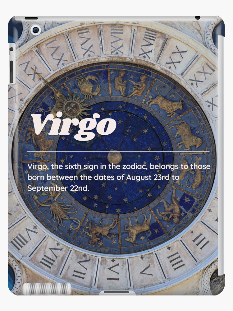 Virgo Zodiac Roman Numeral Print