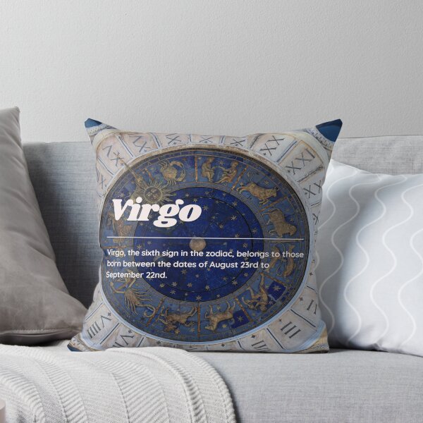 Item preview, Virgo Zodiac Roman Numeral Print  designed and sold by Femme Pastel Collective.