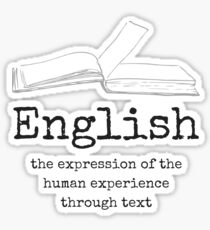 English Education Content Area Purpose Sticker