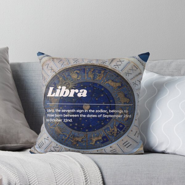 Item preview, Libra Zodiac Roman Numeral Print  designed and sold by Femme Pastel Collective.