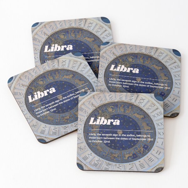 Item preview, Libra Zodiac Roman Numeral Print  designed and sold by Femme Pastel Collective.