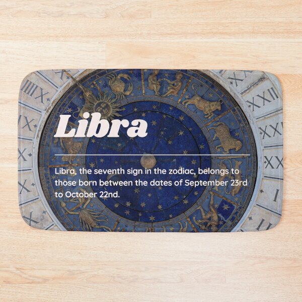 Item preview, Libra Zodiac Roman Numeral Print  designed and sold by Femme Pastel Collective.