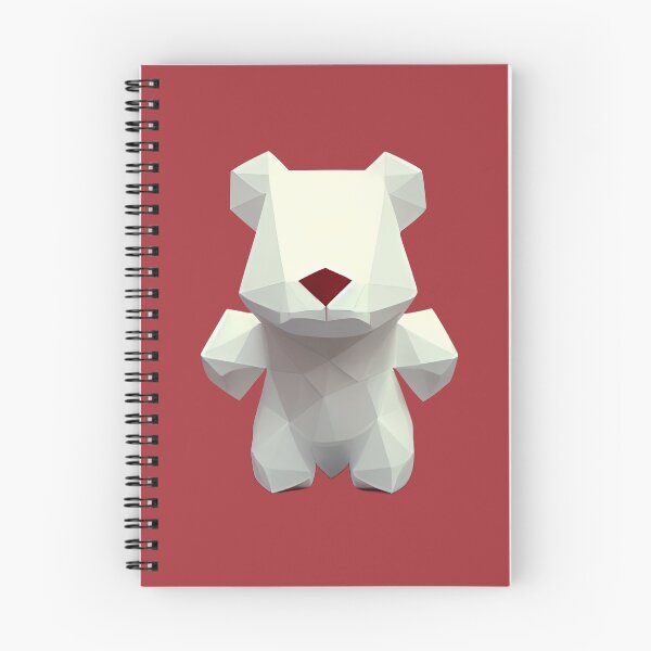 Item preview, White Teddy Bear with Red Nose designed and sold by PolygonXYZ.